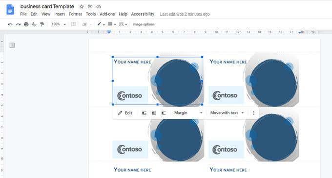 Com fer una targeta de visita a Google Drive