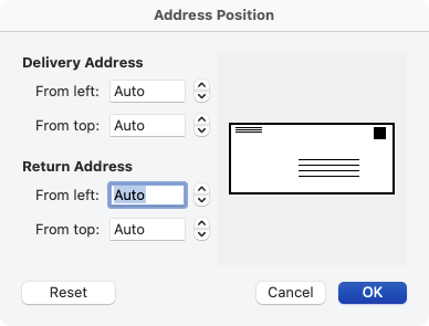 Si të printoni në një zarf në Microsoft Word