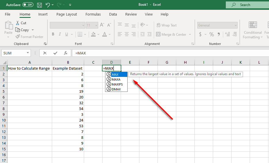 Com trobar i calcular l'interval a Excel