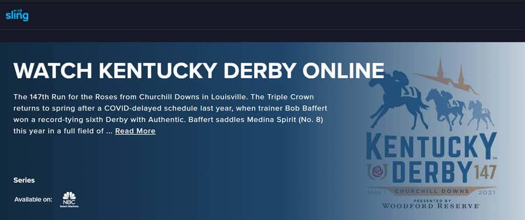 Jak sledovat Kentucky Derby 2022 online bez kabelu