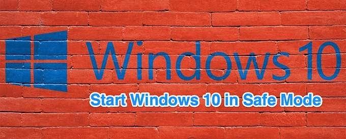Com iniciar Windows 10 en mode segur