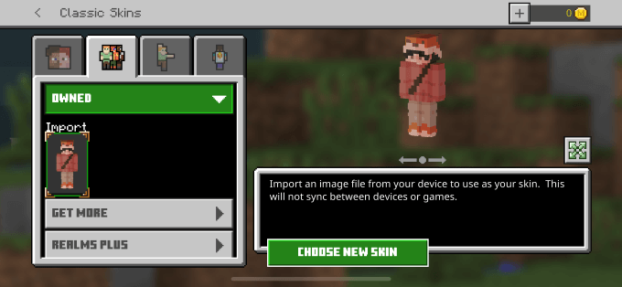 Como cambiar a skin de Minecraft en PC ou móbil