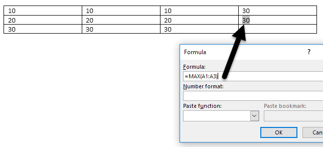 Com crear i utilitzar fórmules en taules de Word