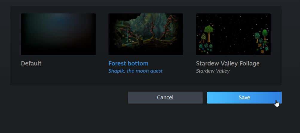 Kā nomainīt profila fonu pakalpojumā Steam