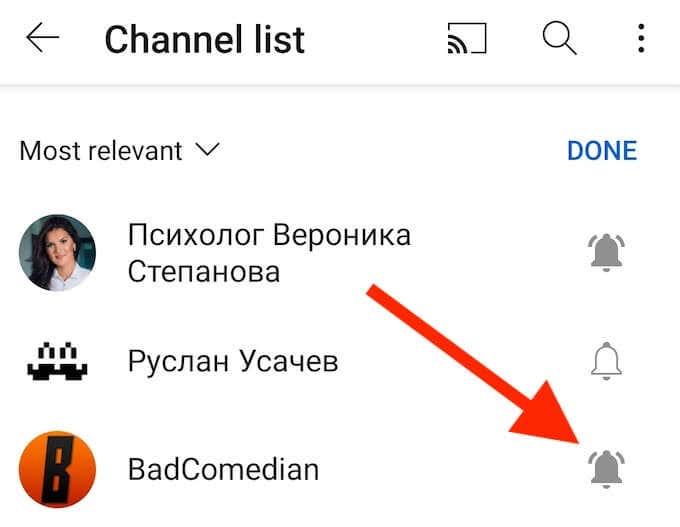 Slik slår du av og administrerer YouTube-varsler