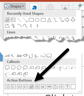 Com afegir botons d'acció a una presentació de PowerPoint