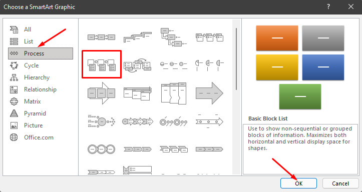 Com crear un diagrama de flux en Word i Excel