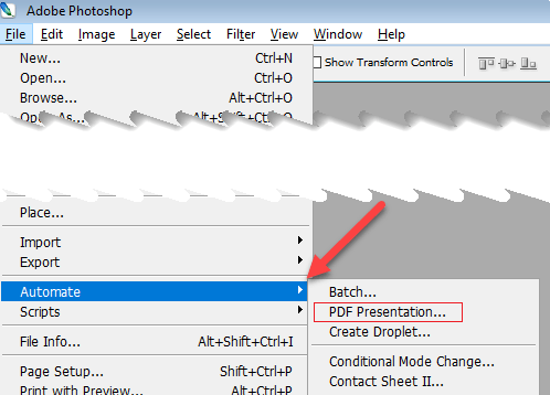 Πώς να δημιουργήσετε ένα PDF πολλών σελίδων στο Photoshop