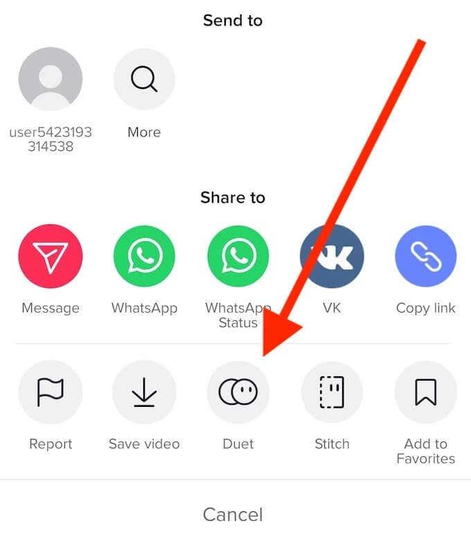 Kā veidot duetu vietnē Tiktok