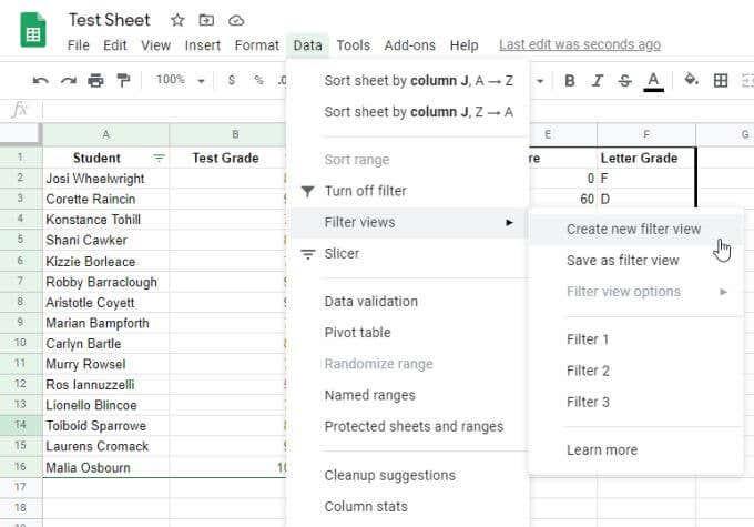 Com ordenar o filtrar per color a Google Sheets