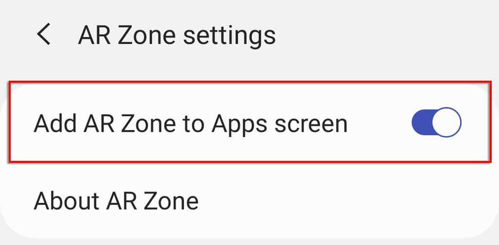 Vad är AR Zone på Samsung-enheter?
