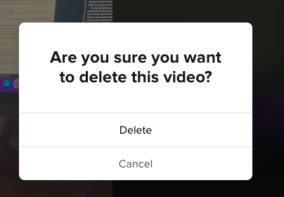 Com esborrar un vídeo de TikTok