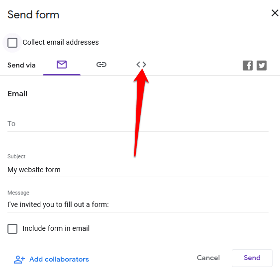 Slik legger du inn Google Forms på nettstedet ditt