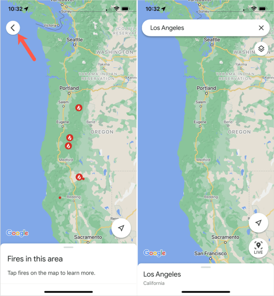 Πώς να χρησιμοποιήσετε το Google Maps Wildfire Tracking