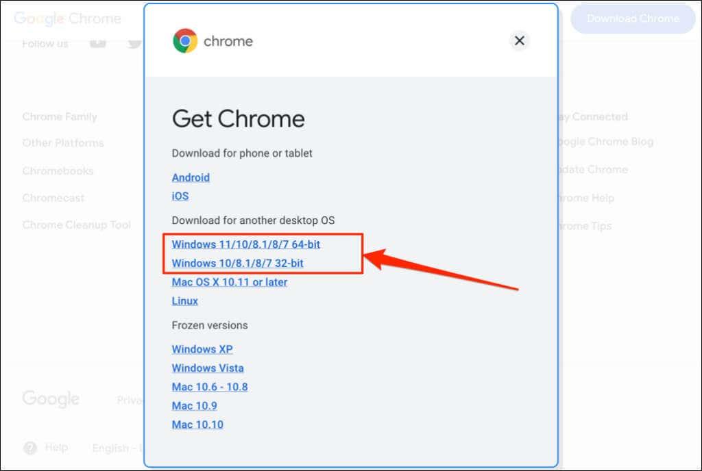 Hvilken versjon av Google Chrome har jeg?