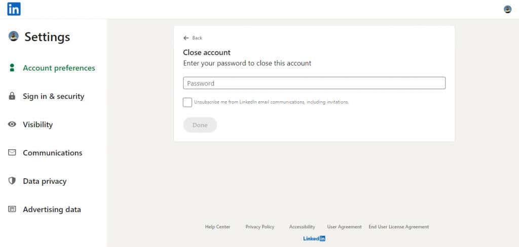 Si të fshini llogarinë tuaj në LinkedIn