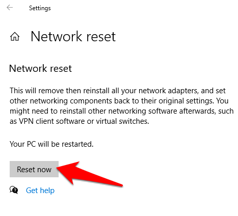Ajoittainen Internet-yhteyden korjaaminen Windows 10:ssä