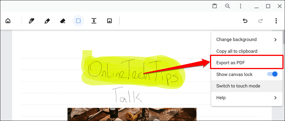 Kuidas kasutada Google Cursive'i oma Chromebookis