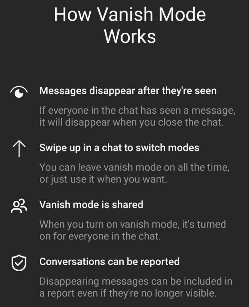 Hvað er Vanish Mode á Instagram og hvernig á að nota það