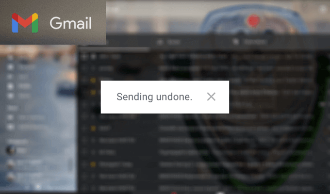 Slik fjerner du sending av e-post i Gmail