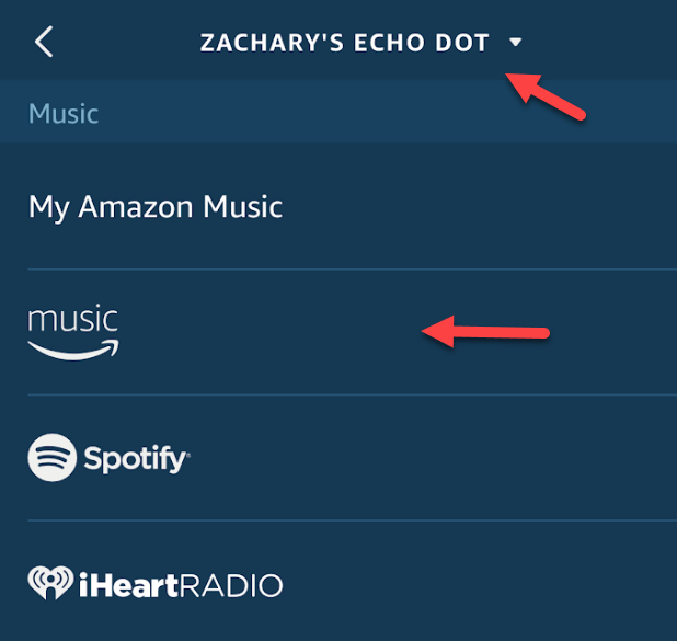 Como transmitir música a través do teu Amazon Echo