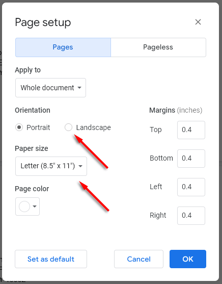 Kuidas Google Docsi abil ümbrikule printida