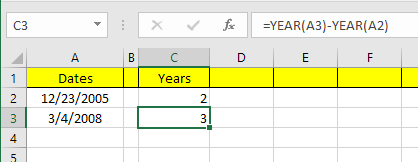 Si të zbrisni datat në Excel