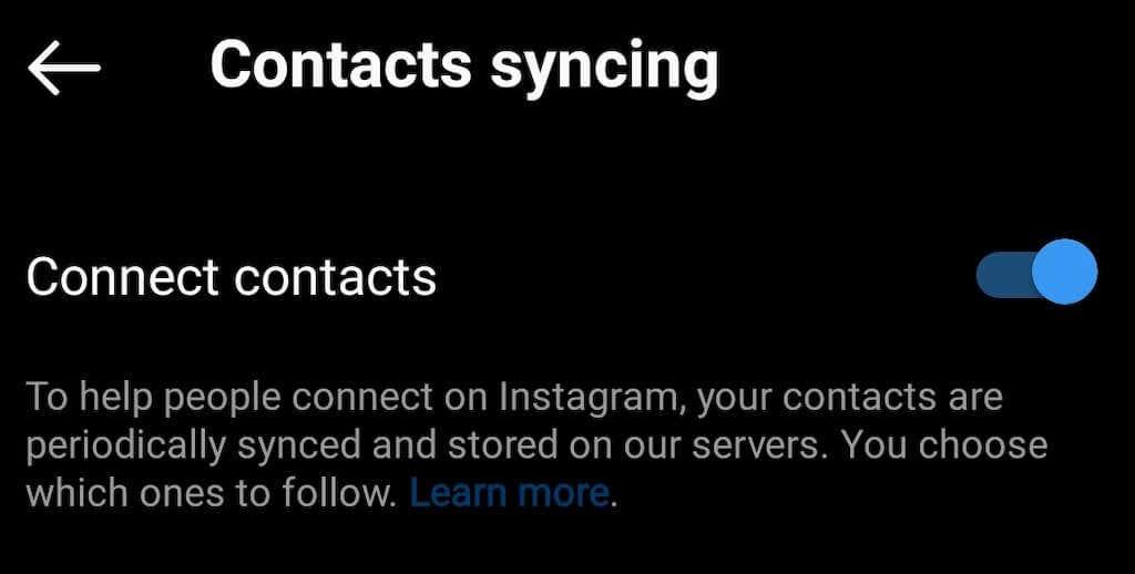 Slik finner du kontaktene dine på Instagram