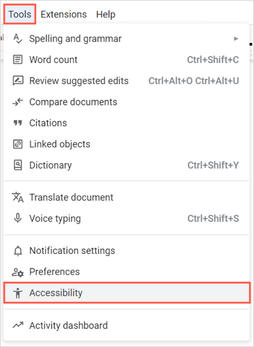 Jak přimět Dokumenty Google ke čtení dokumentů nahlas