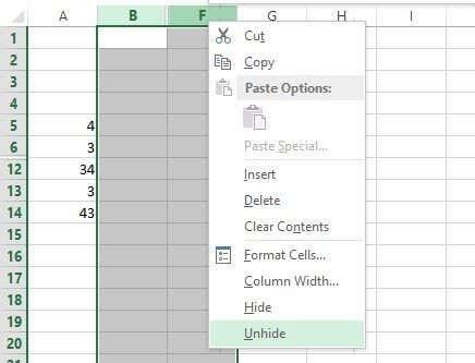 Com amagar fulls, cel·les, columnes i fórmules a Excel
