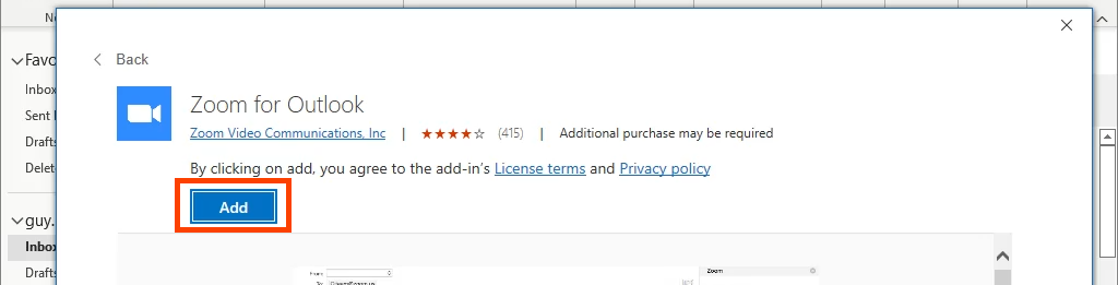 Hur man lägger till Zoom till Microsoft Outlook via tillägget