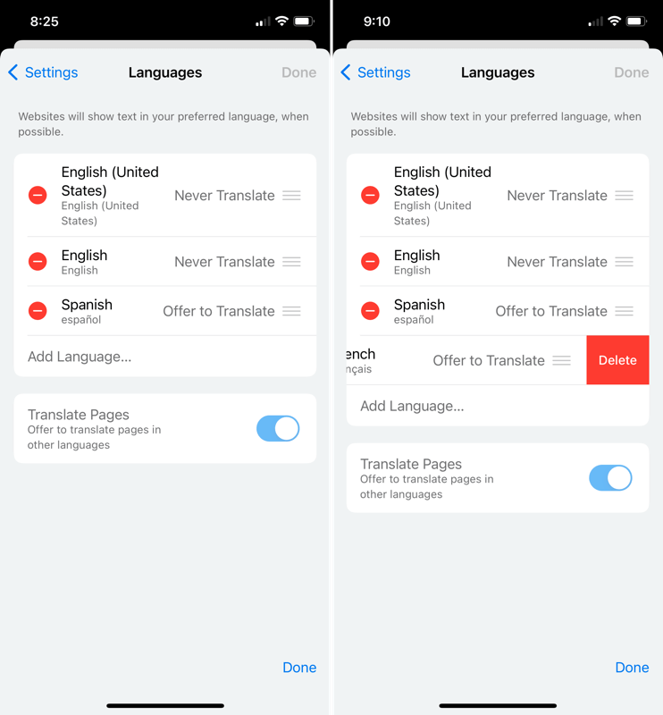 Hvordan endre språk på Google Chrome
