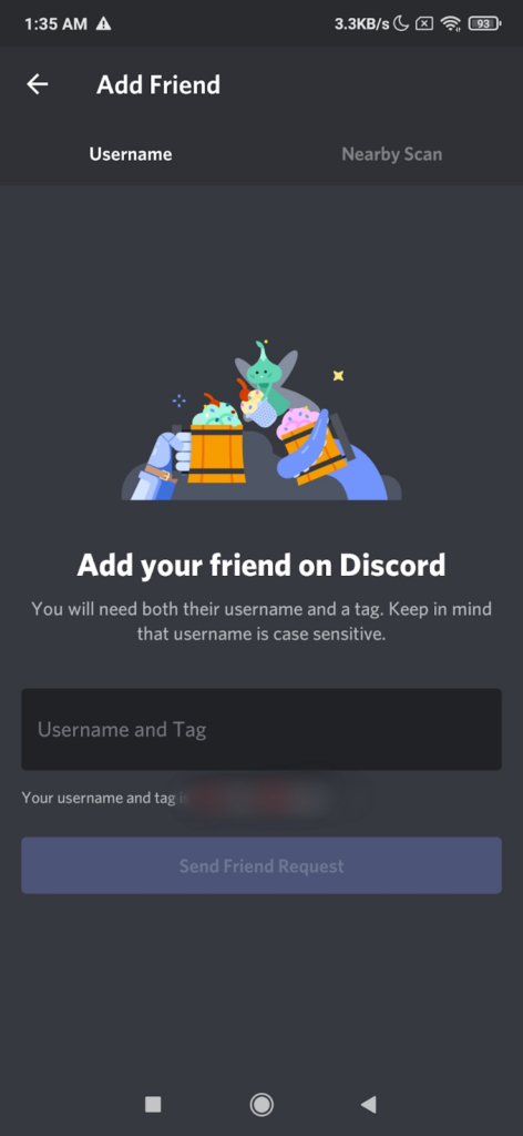 Com afegir amics a Discord