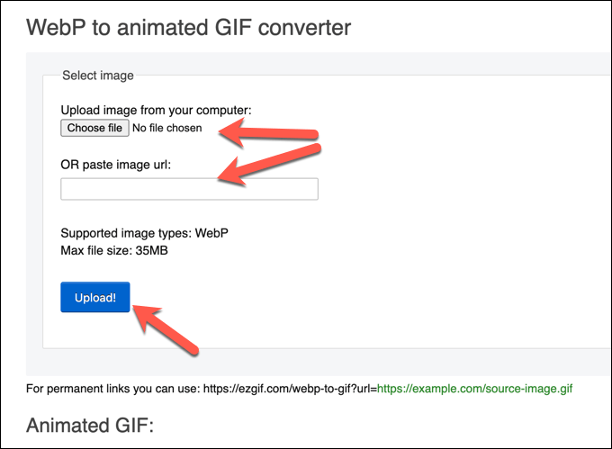 Як конвертувати WebP у GIF на Windows або Mac