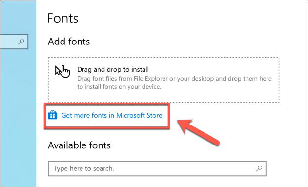 Sådan installeres skrifttyper på Windows 10