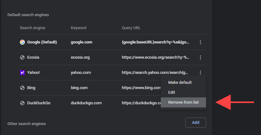 Sådan slipper du af med Yahoo Search i Chrome