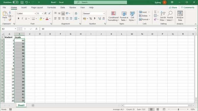 Si të bëni një histogram në Excel