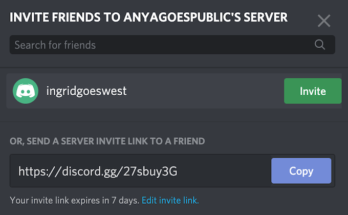 Com enviar i personalitzar invitacions a Discord