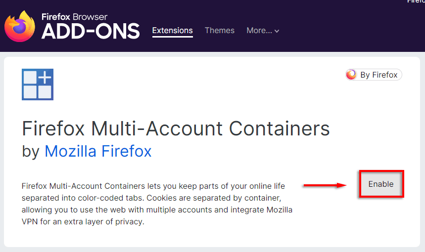 Firefox ílát: Notaðu þá til að skipuleggja líf þitt á netinu