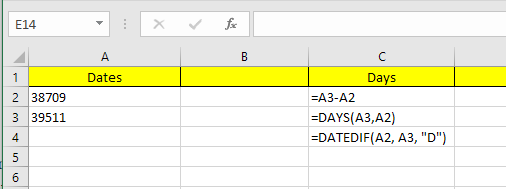 Com restar dates a Excel