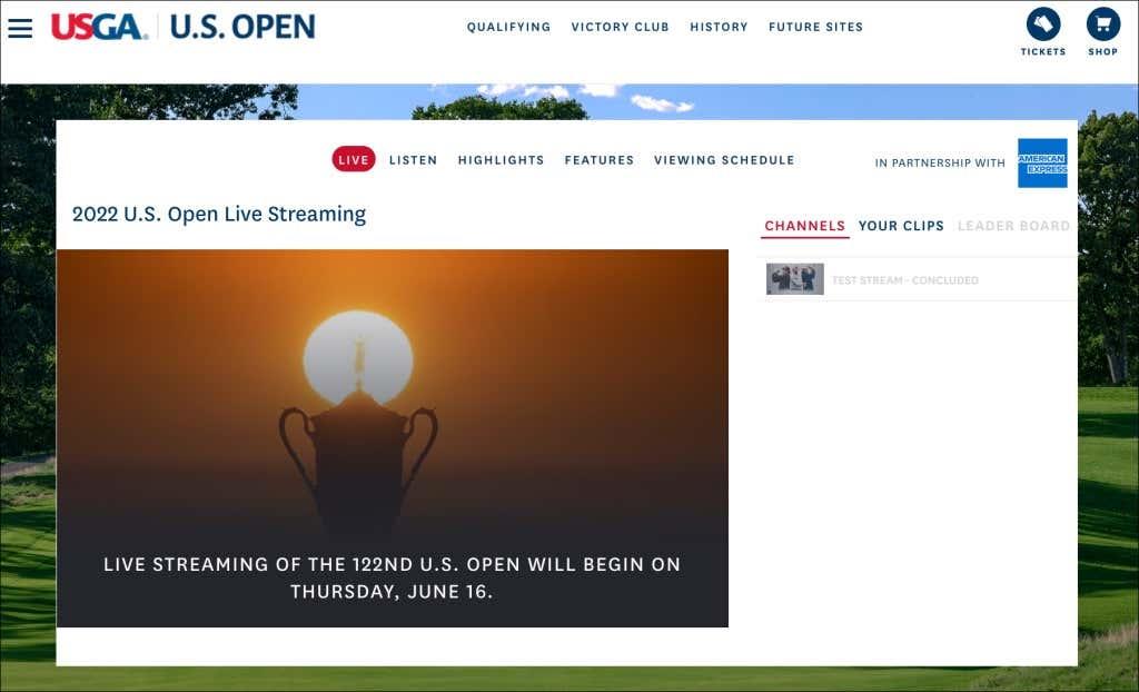 Како гледати Отворено првенство САД (голф) 2022. онлајн без кабла