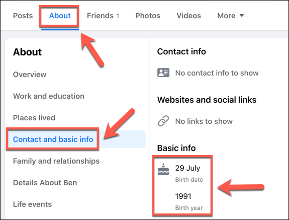 Как да намерите рождени дни във Facebook