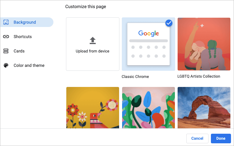 6+ måter å tilpasse Google Chrome på