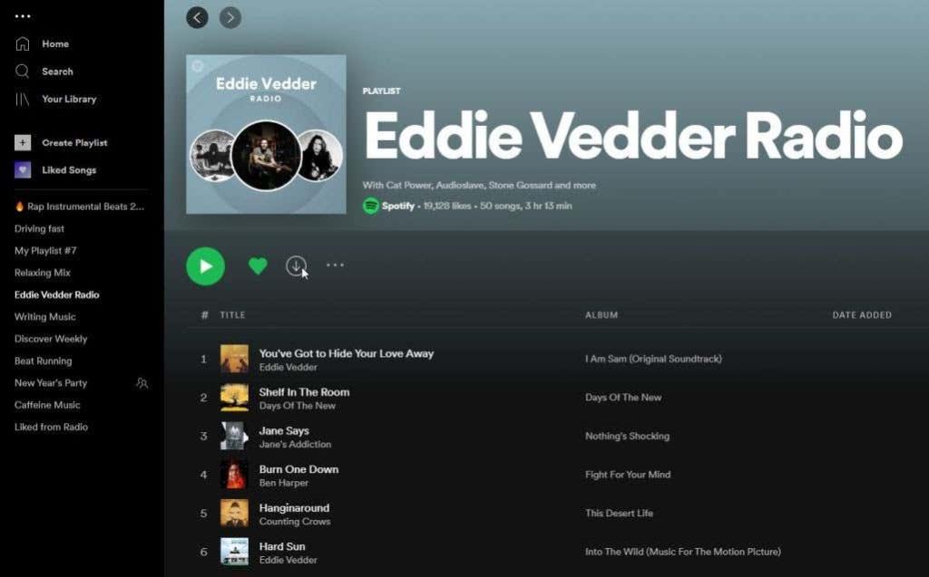 Hvernig á að hlaða niður tónlist á Spotify til að hlusta án nettengingar