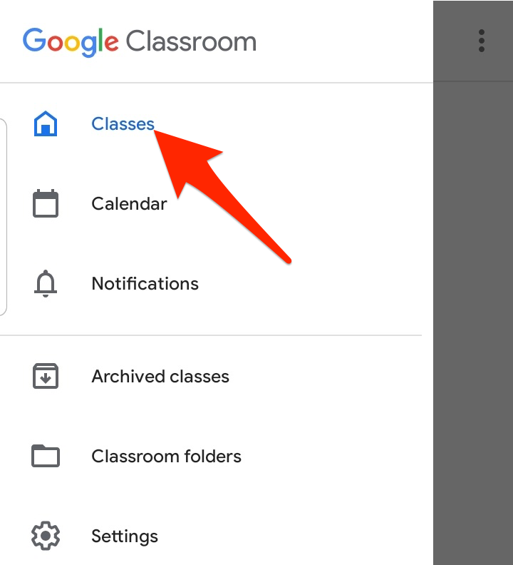 Slik arkiverer eller sletter du et Google Classroom