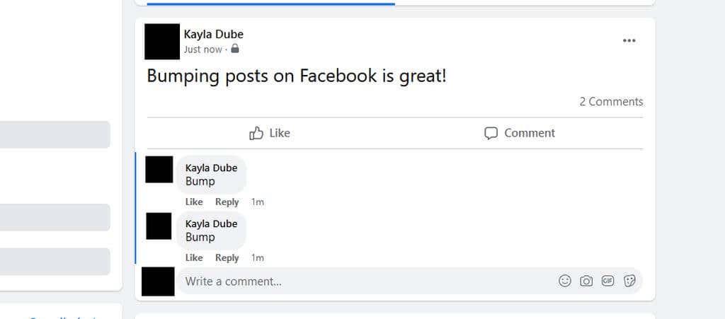 Vad betyder "Bump" på Facebook?