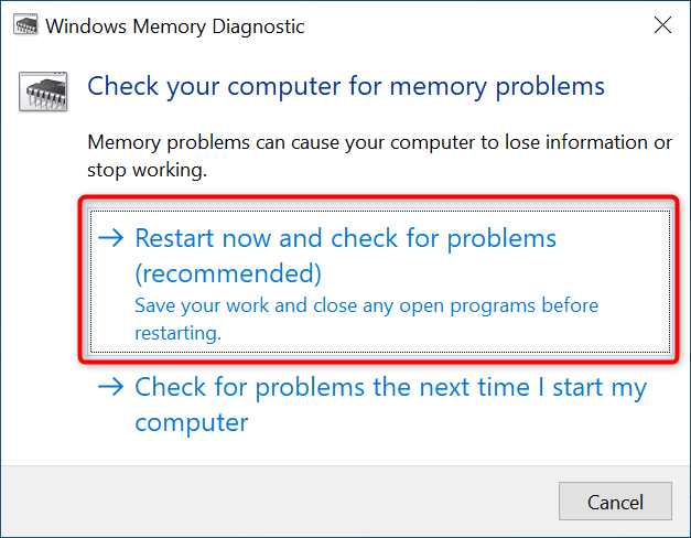 Jak opravit úniky paměti Windows 10
