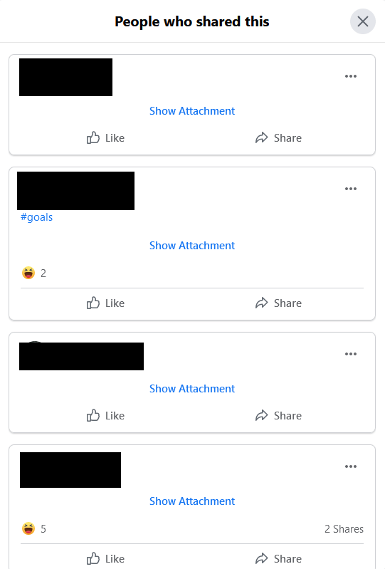 Како да видите ко је поделио вашу објаву на Фејсбуку