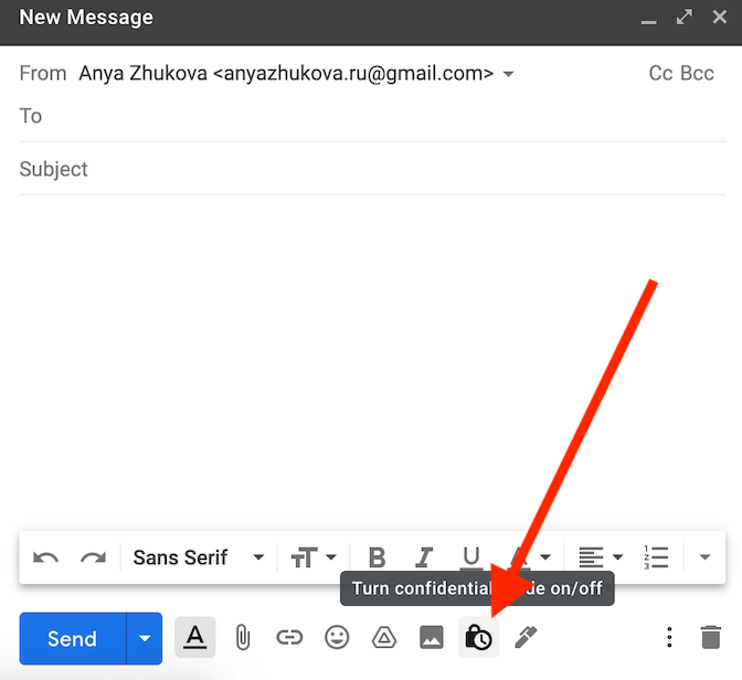 Kuidas Gmailis privaatseid e-kirju saata