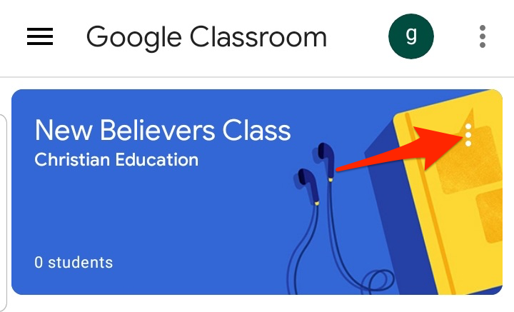 Google Classroomi arhiivimine või kustutamine